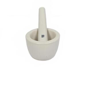 COORS White Porcelain MOTAR and PESTLE Set Small Medicinal Apothecary